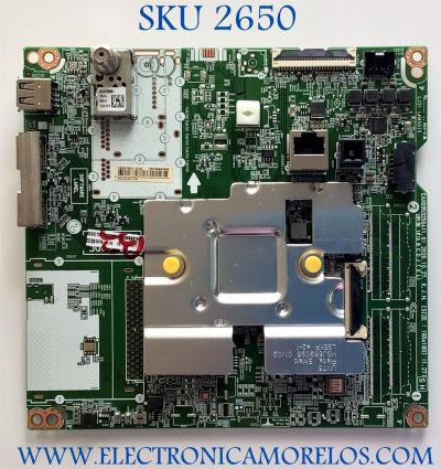 MAIN PARA TV LG HDR 4K UHD SMART RESOLUCIÓN (3840 x 2160p) / NUMERO DE PARTE EBT66697906 / EAX69532504(1.0) / 1GEBT000-01QL / RU16A2A1TM / PANEL NC700DQE-VSHX7 / NC700DQE-VSHXA / DISPLAY JE695R3HD57 / MODELO 70UP7070PUE.BUSMLKR / 70UP7070PUE / BUSNLKR